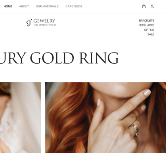 luxury gold ring