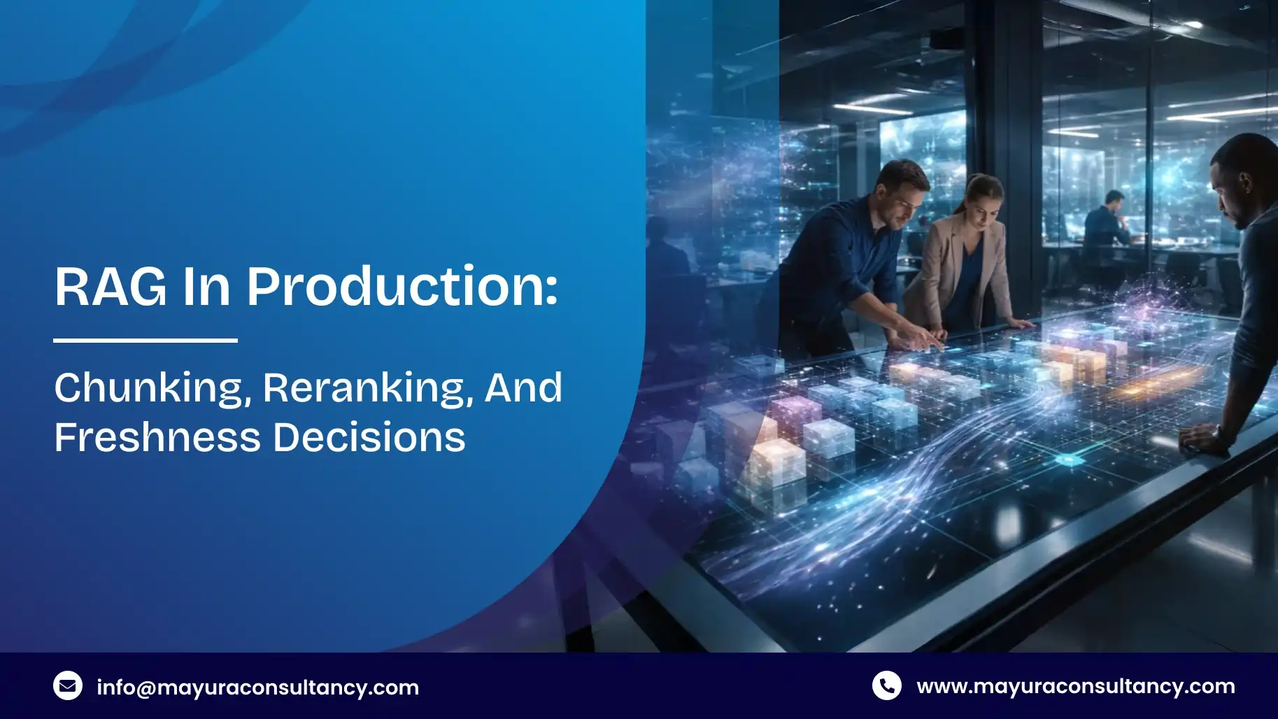 RAG in Production: Chunking, Reranking, and Freshness Decisions